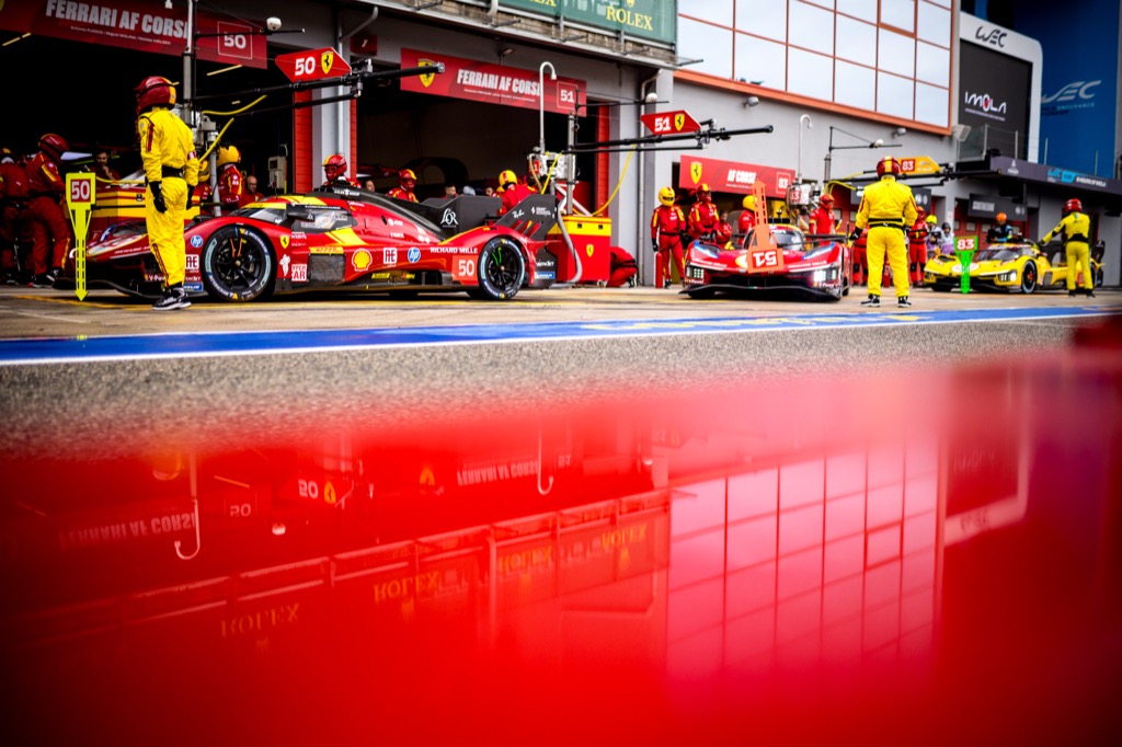 Nicklas Nielsen ærgerlig over misset podie på Imola.
(Foto: Ferrari Media)